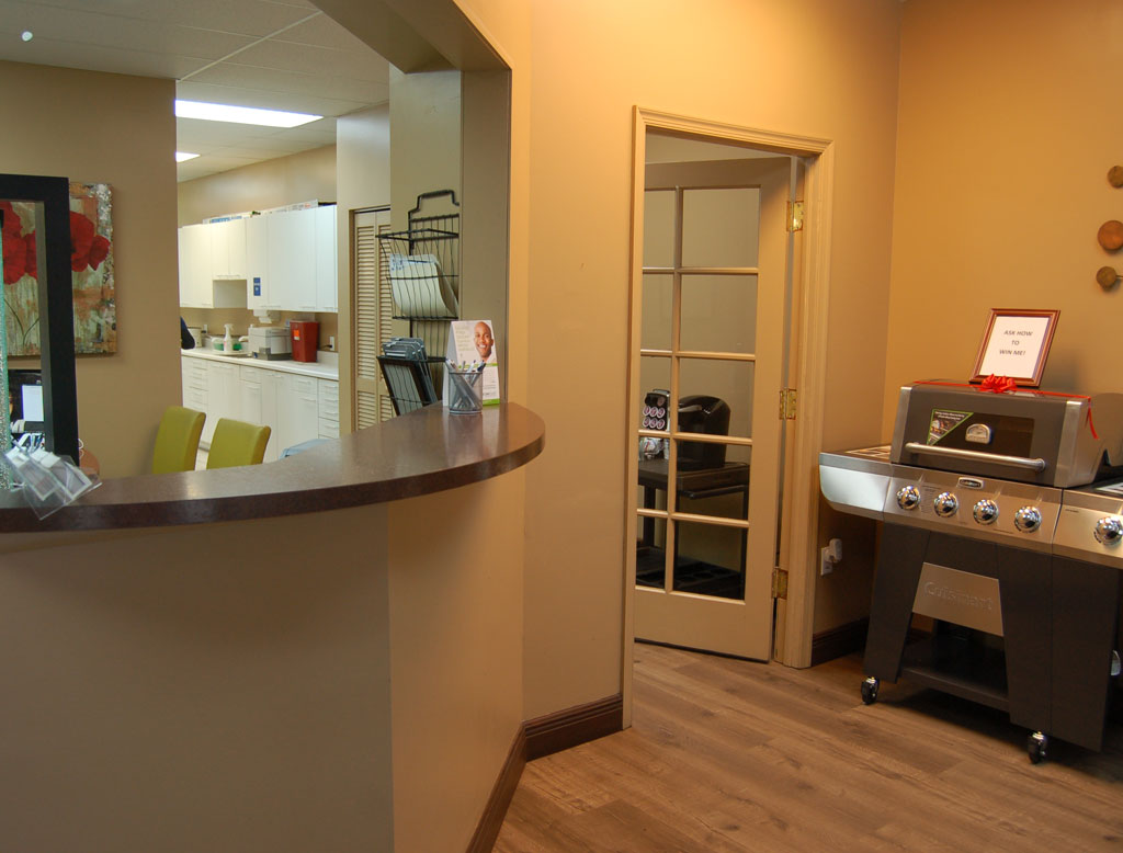 Caring dental services pompano receptionist area